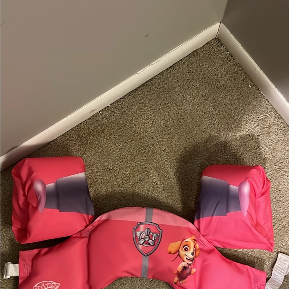SwimWays Pink Kids Swim Vest